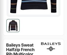 Baileys Halfzip Multicolor Jumper