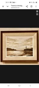 Terence Attridge Williams, RHA Late evening near Saleen, Oil