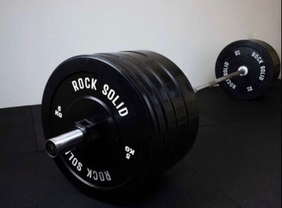 Olympic Barbell + Bumper plate bundle 127.5kg (new)