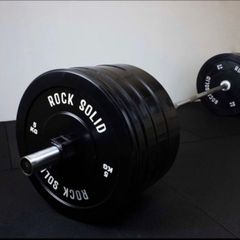 Olympic Barbell + Bumper plates bundle 127.5kg (new)