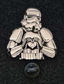 Stormtrooper, Star Wars , pin back badge.