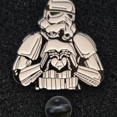 Stormtrooper, Star Wars , pin back badge.