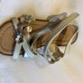 Girls sandals size 7 white Bluezoo Image 2