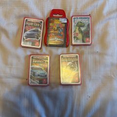 Top Trumps and Ace Trumps Bundle 5 Packs Power Rangers Cars Motorbikes Dinosaurs