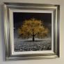 Framed Wall Art Yellow Blossom Tree Image 10