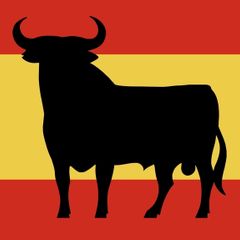 Spain Osborne bull Toro flag FREEPOST