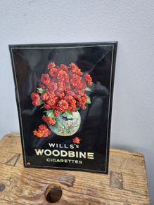 Wills Woodbine, Showcard, Original