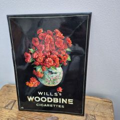 Wills Woodbine, Showcard, Original