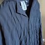 Navy blouse oversized woman shirt Image 5
