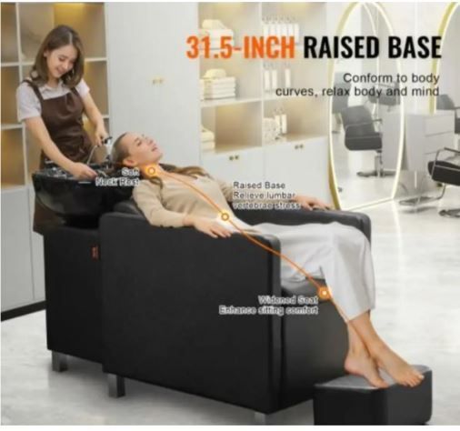 Professional Salon Spa Shampoo Backwash Chair