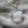 Christmas Tree Swan Decorations x 5 Image 2