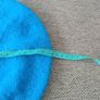 100% wool beret blue adult one size fits all see last photo for exact measurements FREE STANDARD POSTAGE INCLUDED Image 3