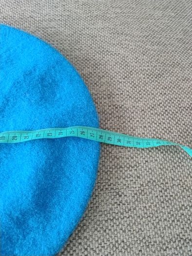 100% wool beret blue adult one size fits all see last photo for exact measurements FREE STANDARD POSTAGE INCLUDED