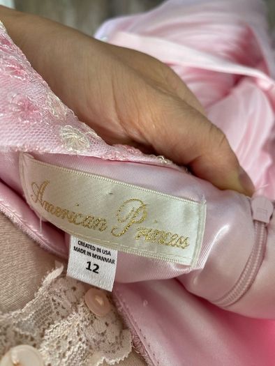 pink girls dress