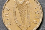 1940 Ireland Half Penny coin