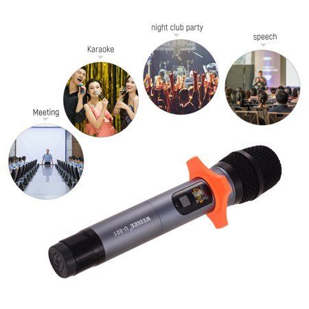 Brand New Best Pro  Universal Wireless Microphone Black