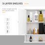 Wall-mounted Medicine Cabinets Bathroom Living Room Organizer with Mirror (FREE POSTAGE) Image 3