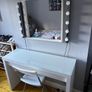 Dressing Table Set - Mirror, Lights and Chair Image 2