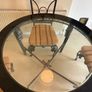 Wrough iron table and 4 chairs Image 6