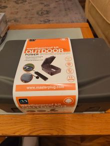 Masterplug weatherproof outdoor power box