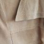 Camel suede safari style jacket Sz L (Fit 12-14UK) Image 3