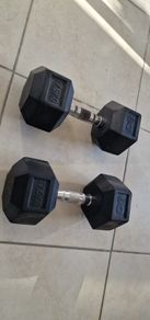 17.5kg hex dumbells