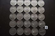 25 Irish 5 pence coins (1976-1990) Nice Condition!