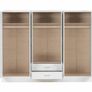 6 Door High Glass Wardrobes Image 5