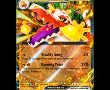 Skeledirge EX SVP 034 Half Art Holo Black Star Promo S&V Scarlet and Violet Pokemon Card