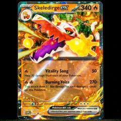 Skeledirge EX SVP 034 Half Art Holo Black Star Promo S&V Scarlet and Violet Pokemon Card