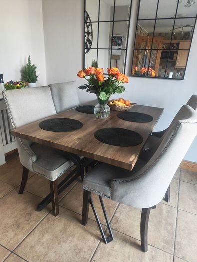 dining table and chairs