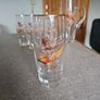 Vintage pheasant water tumblers and water jug Image 2