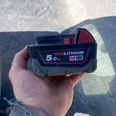 milwaukee 5.0 amp batteries