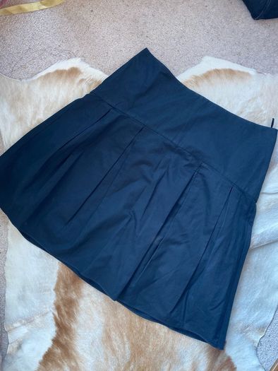 United Colors Of Benetton Navy Blue Balloon Mini Skirt Size 38 UK 6 US 2