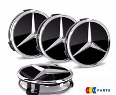 Mercedes Wheel center Caps 75mm X4 in 2 different styles