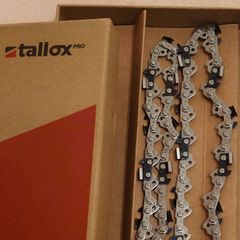 High Quality 2 New Tallox Chainsaw Saw Chains 3/8" Pitch .043" 1,1 mm Gauge 52 Links 14" 35 cm