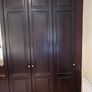 Large Fitted Wardrobe  Dark Wood with Mirrored Doors ono Image 6