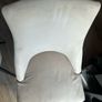 Dining table (extendable) with four velvet dining chairs Image 8