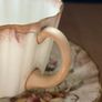 Antique Doulton Burslem Blush Ivory demitasse teacup and saucer set Image 8