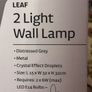 Wall lamp for two lights Image 3