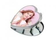 main image for ad Personalised Heart Shaped Compact Mirror