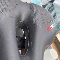 bike gel saddle including 30.8 m seat post and clamp