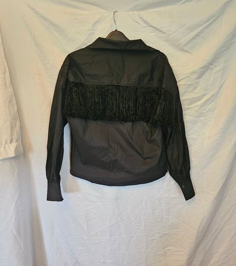 Pinko Black Tassle Shirt Blouse