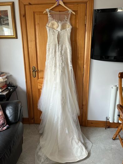 Wedding dress & accessories  - size 10