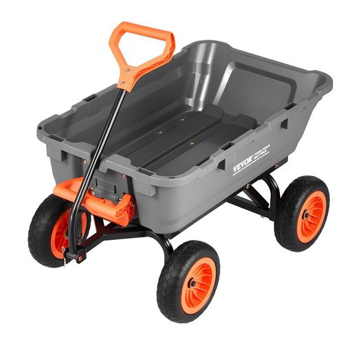 Garden Dump Cart 362kg with Fence