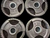 4 x 5 kg Olympic Rubber Plates Set