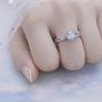 IGI Certified 1.54ctw Lab-Grown Diamond Wedding Band: 14K White Gold Image 3