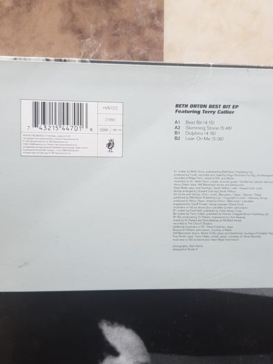 Beth Orton Ft. Terry Callier 12" - Best Bit EP