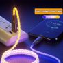 66W RGB USB Type-C Fast Charging Cable Samsung S23/S22/S21 Xiaomi Huawei OnePlus OPPO Free viewing Image 3