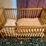 solid wood mamas and papas cot Image 3